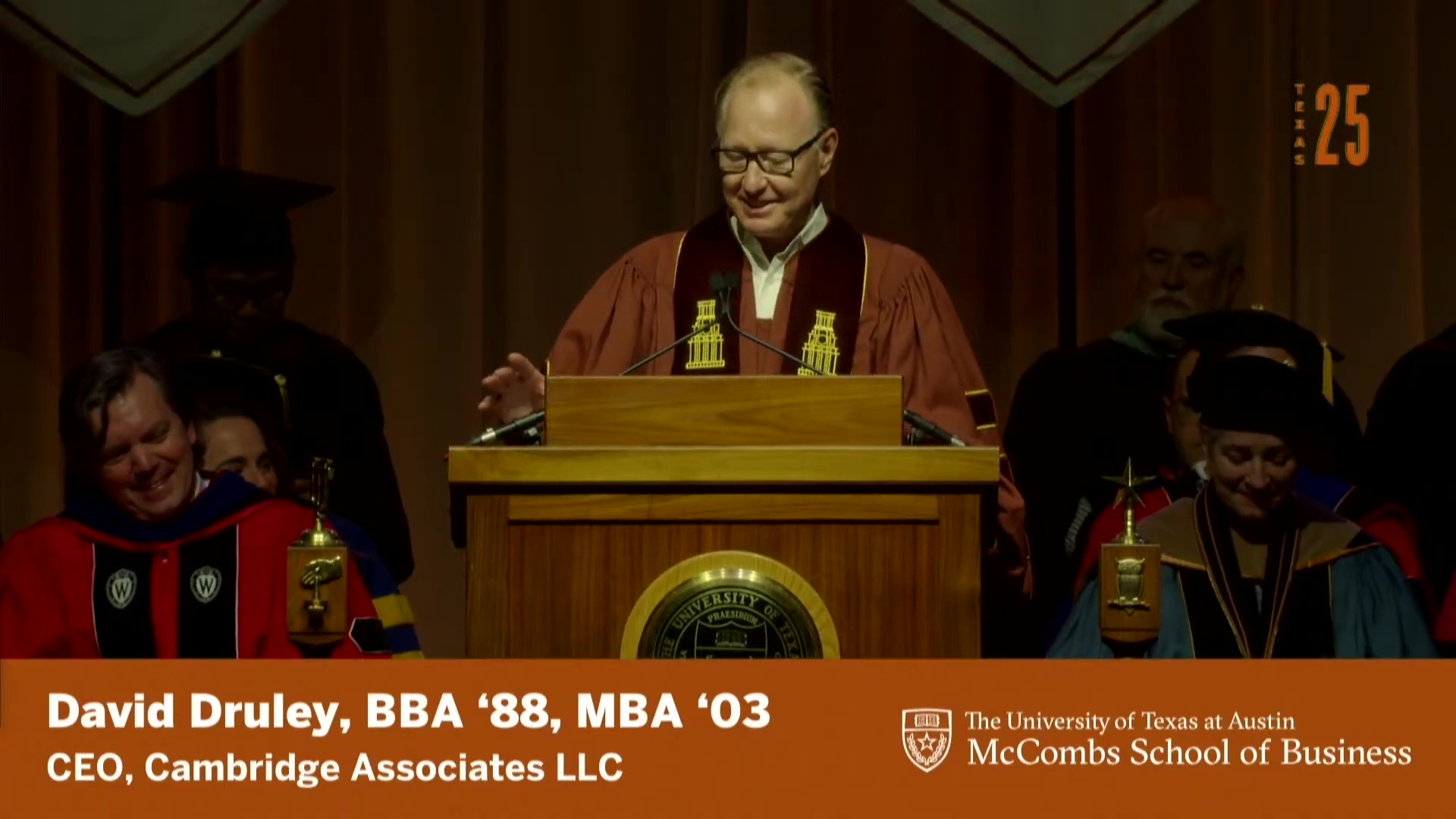 CEO David Druley Gives Commencement Address to Alma Mater