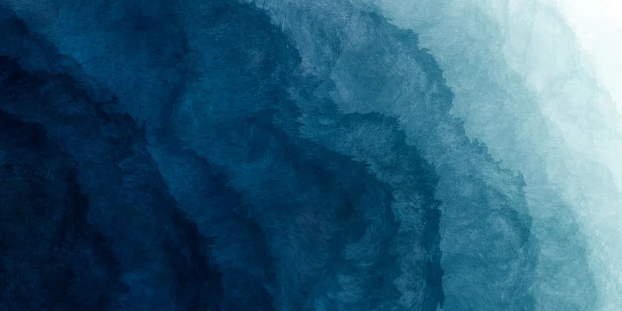 Dark to light blue gradient 